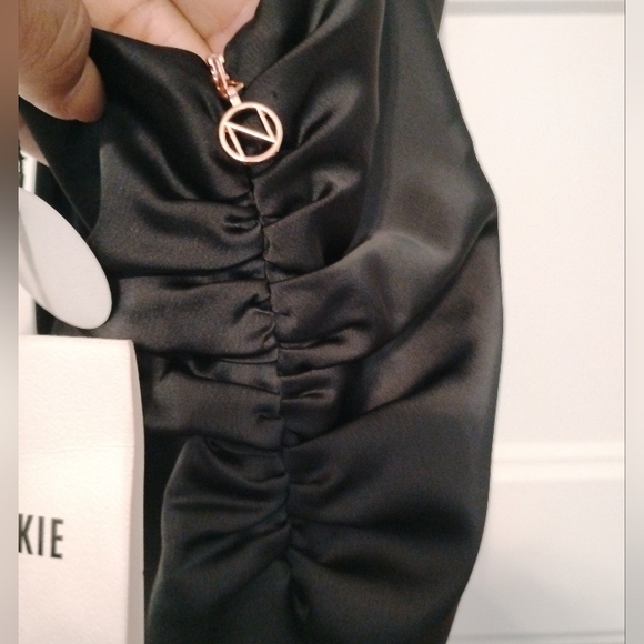 Nookie Satin Plunge Gown - Picture 11 of 11